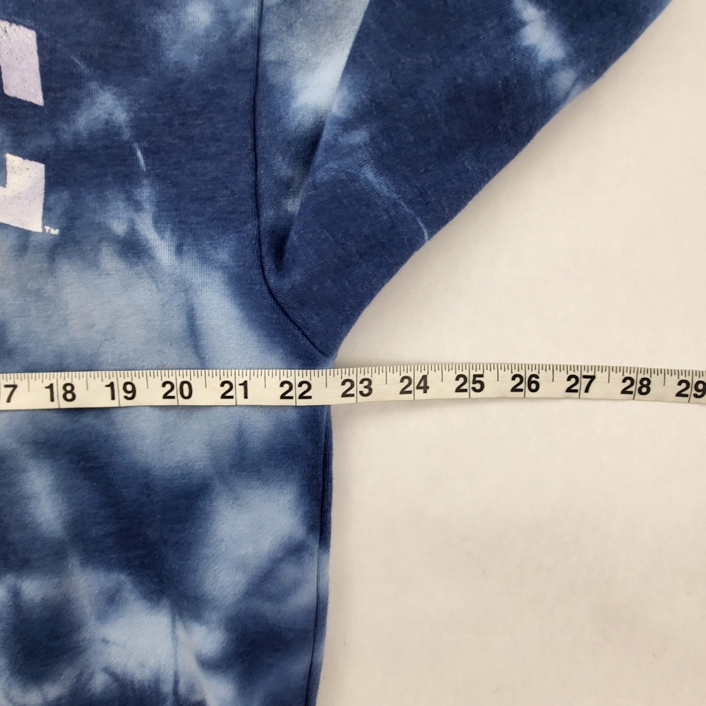 Yale University Womens Hoodie, Blue TieDye Size Med - Picture 6 of 7